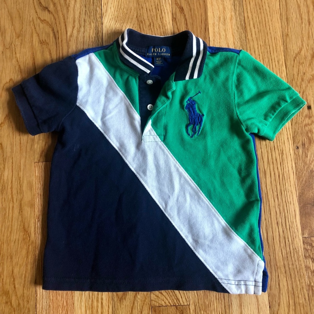 Ralph Lauren Polo size 3/3T in blue/green